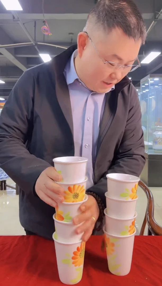 摆件陶瓷景德镇陶瓷流水3