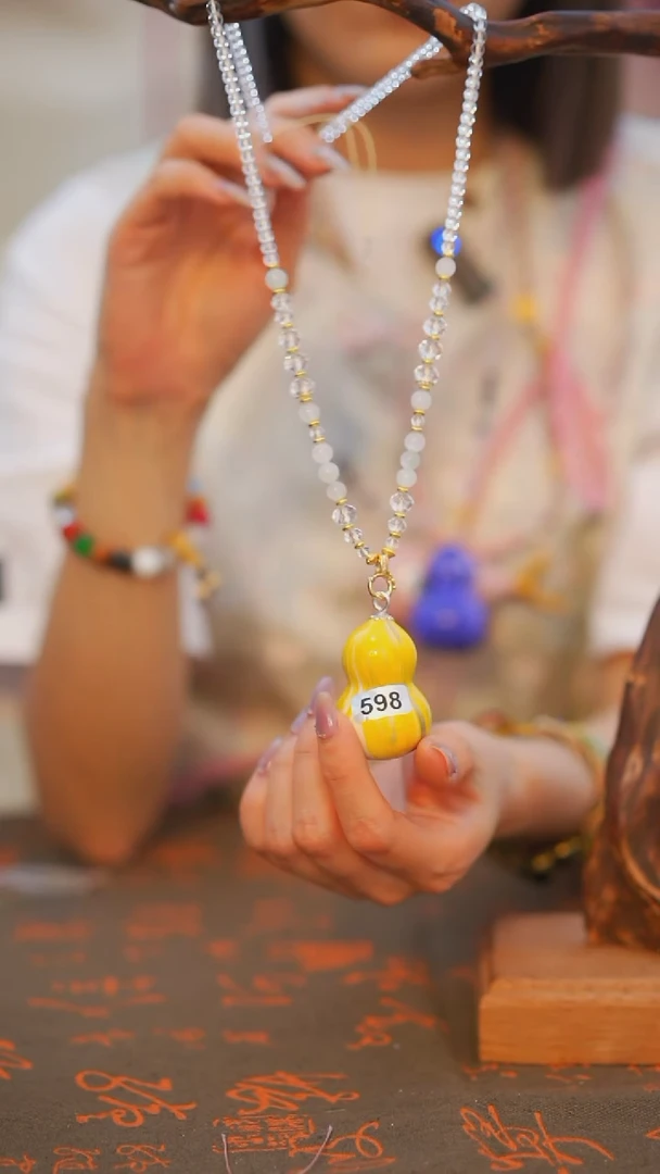 598非遗漆手艺工天然葫芦文玩福禄