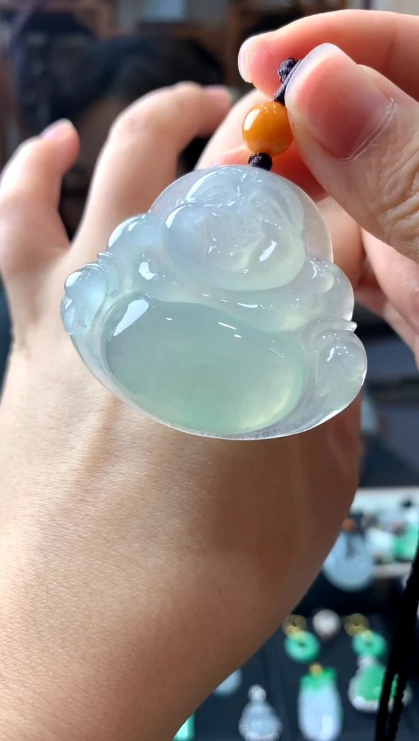 翡翠未镶嵌吊坠(不含链)挂件