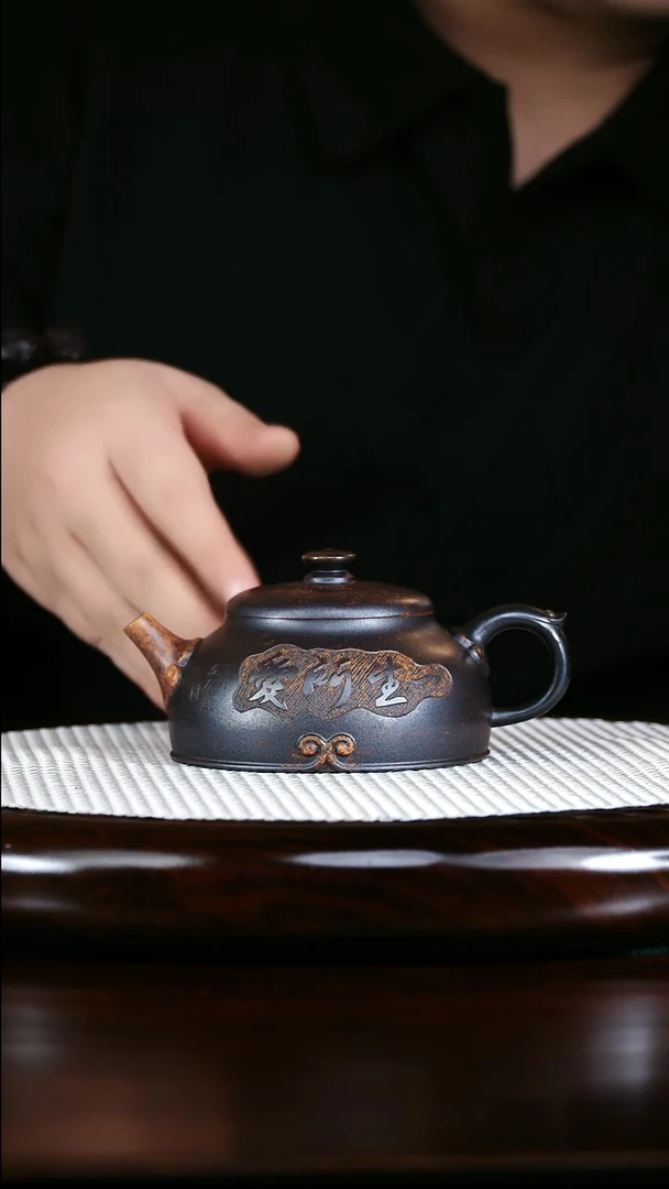 茶壶紫砂一生所爱 柴烧