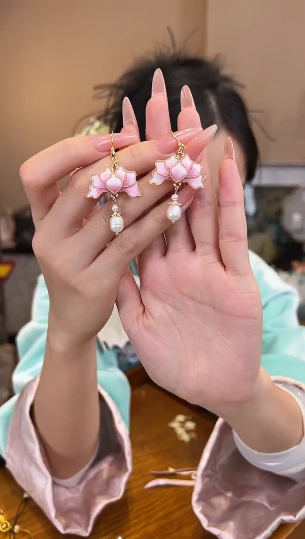 刺绣苏绣世家非遗手工（耳环）