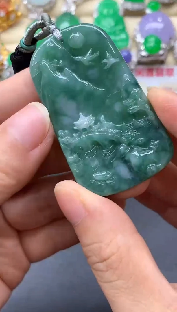 颈饰未镶嵌翡翠64-中国好珍宝