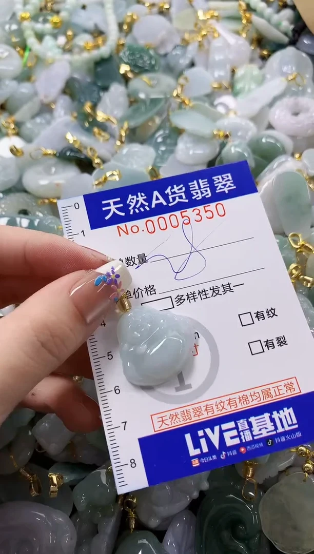 颈饰未镶嵌翡翠天然A货翡翠