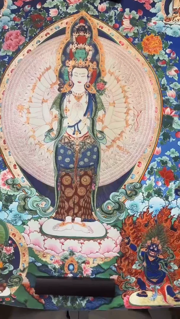 装裱画唐卡藏艺阁精美绘画作品TK16083