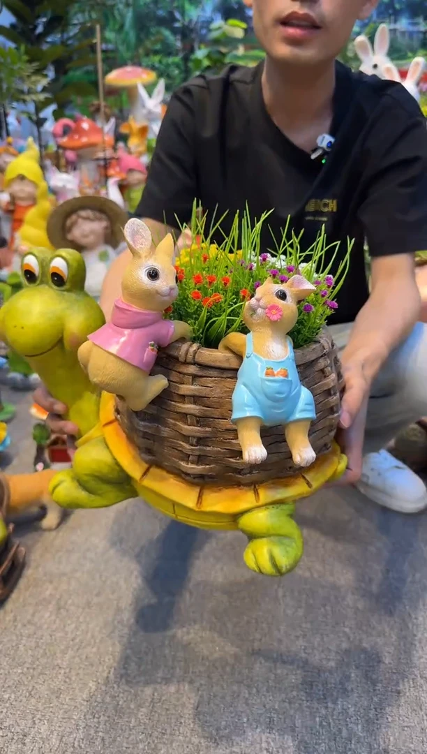 无花朵花园庭院摆件&00&