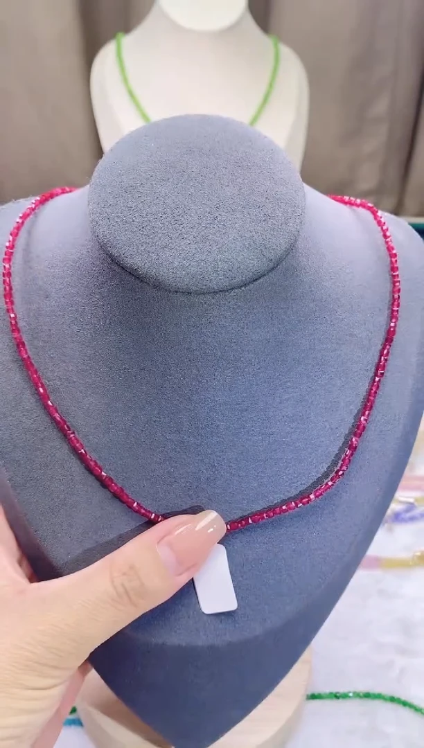 【闪购商品】红宝石颈饰14K金镶嵌诗颜珠宝甄选SYZB63