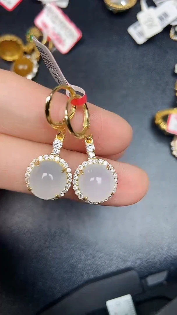 银S925镶嵌戒指翡翠2100