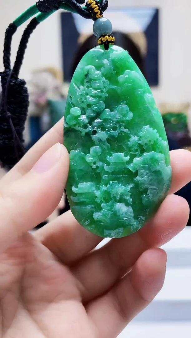 未镶嵌定制翡翠吊坠142