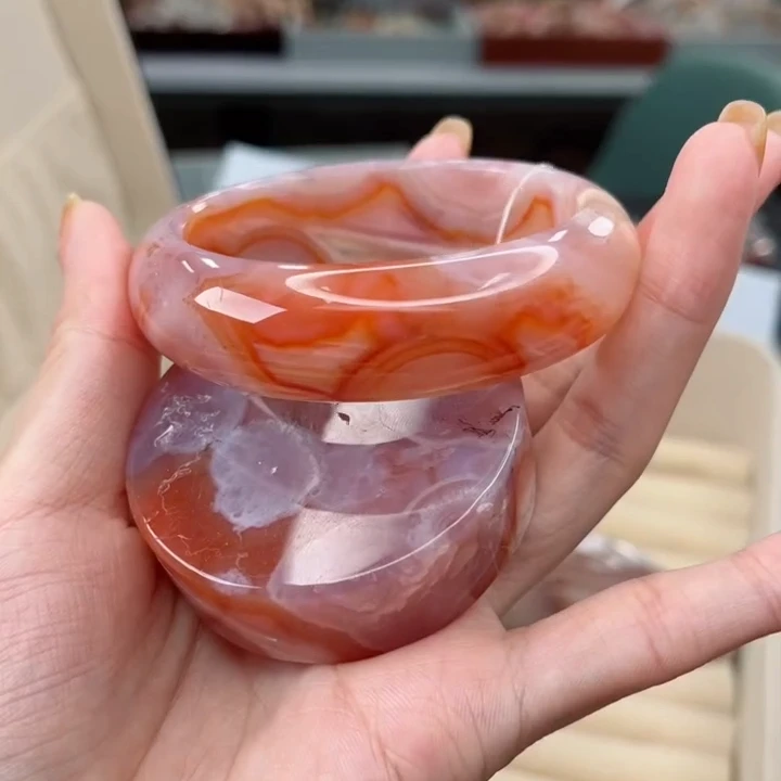 汐雅嬿选 非金属布艺手镯 樱花手镯57圈口  s90918