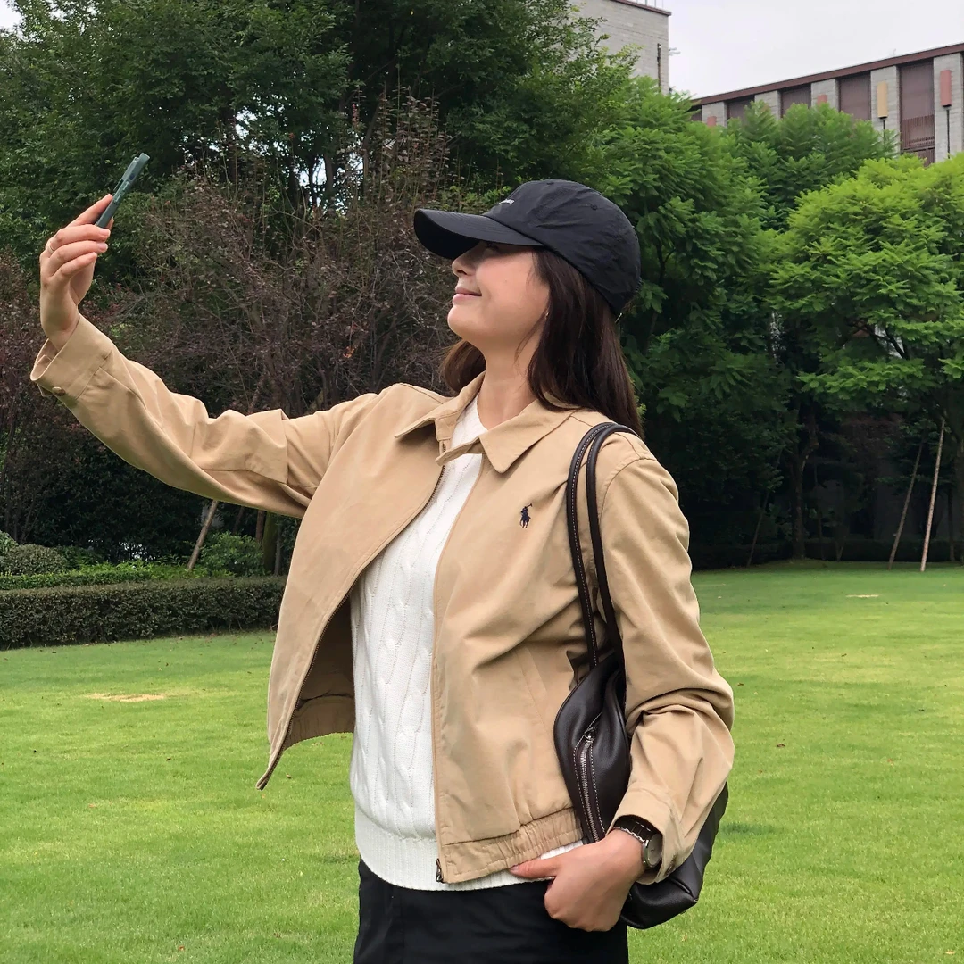 【XIAOLU】刺绣小标老钱风夹克外套男女同款