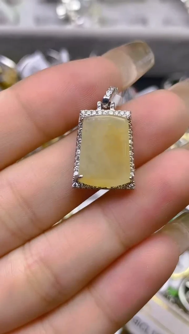 翡翠戒指银S925镶嵌百内无证书