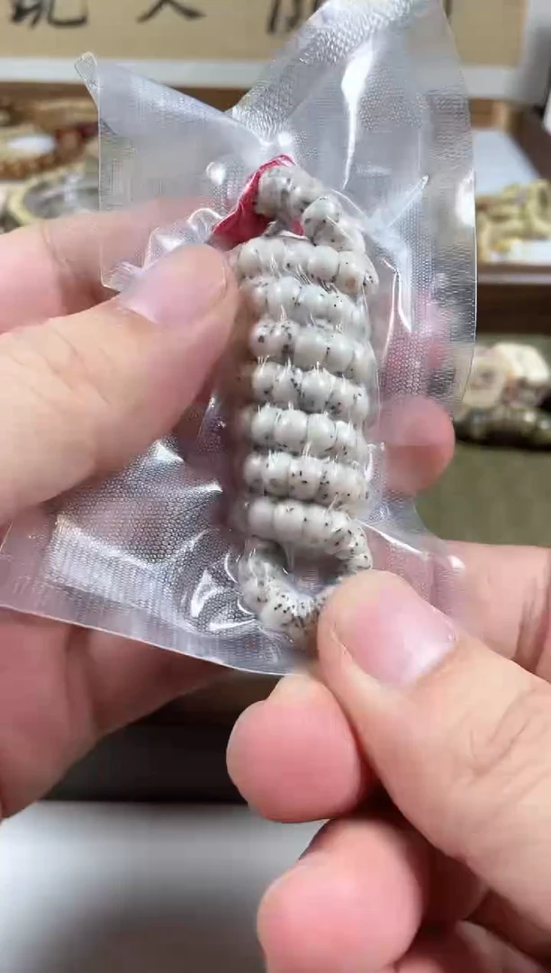 手串星月菩提原生态石玉料蒜瓣大肠6mm