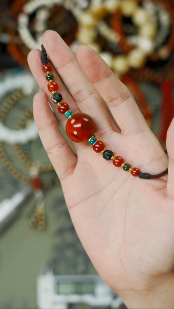 南红玛瑙文玩配饰未镶嵌文玩配饰