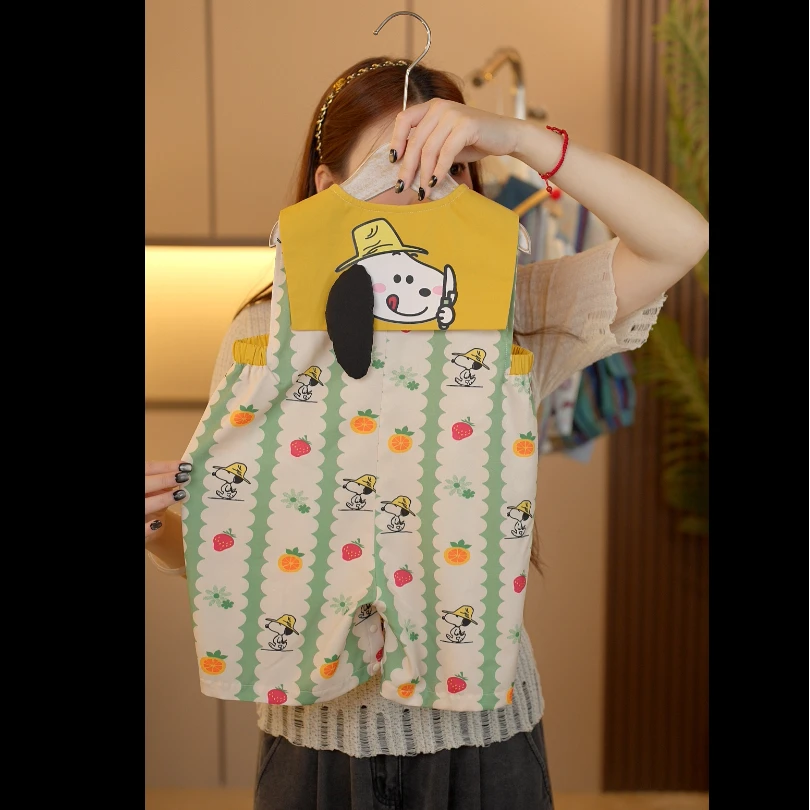 幂姐原创夏季超萌儿童薄款连体外穿服渔夫裤MJX256240