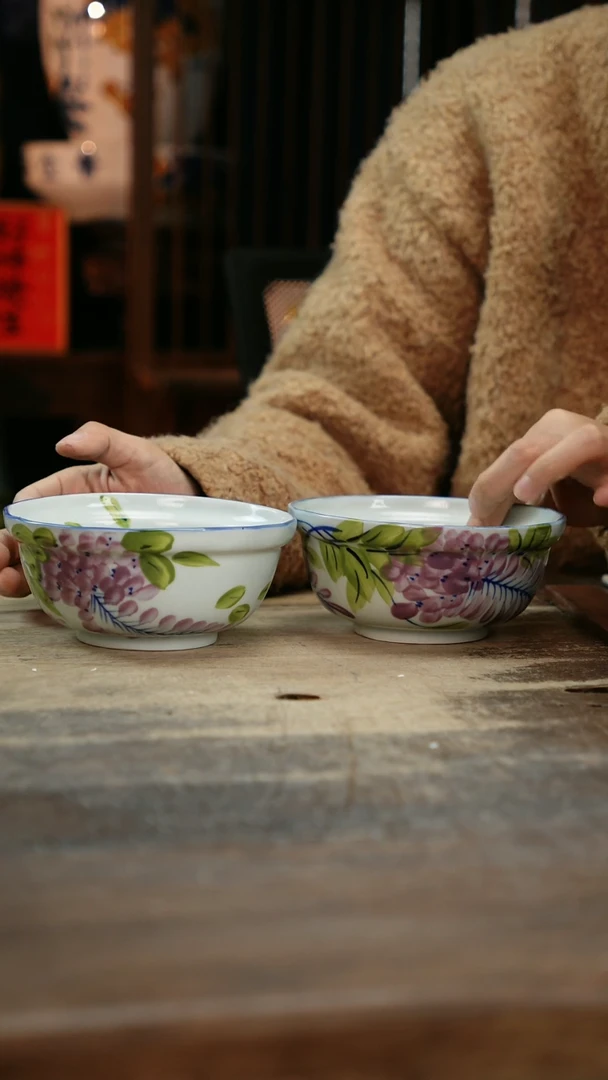 【闪购商品】瓷片景德镇纯手工釉下彩精品餐具