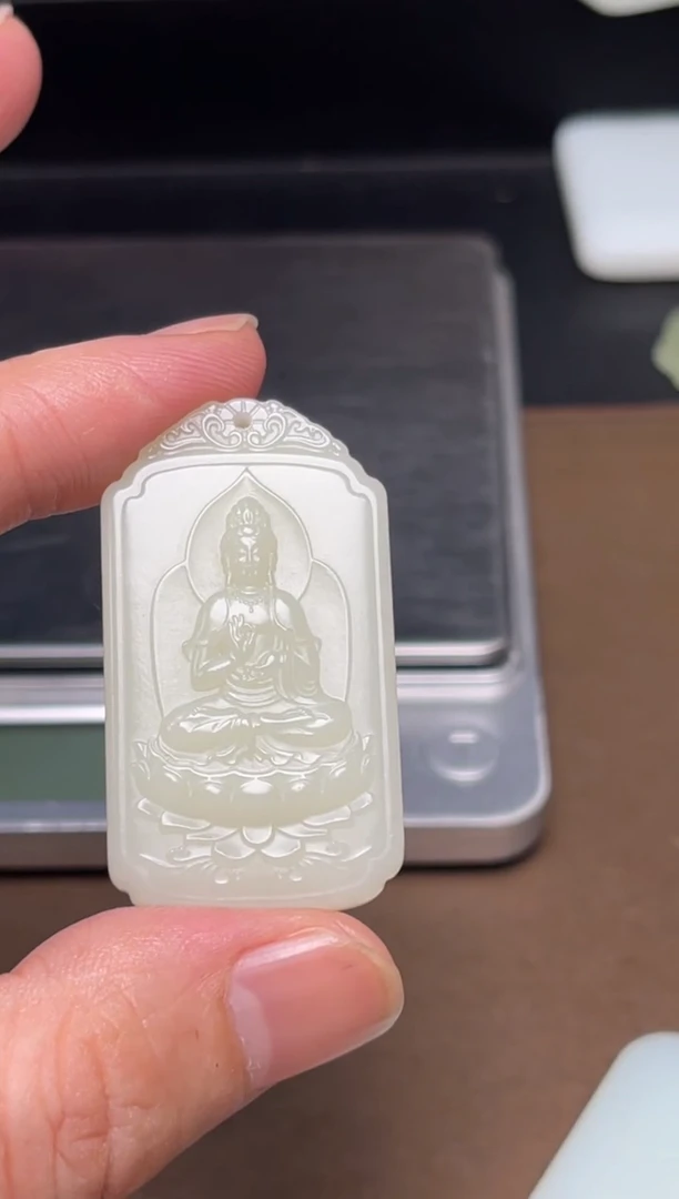 和田玉未镶嵌颈饰23 通