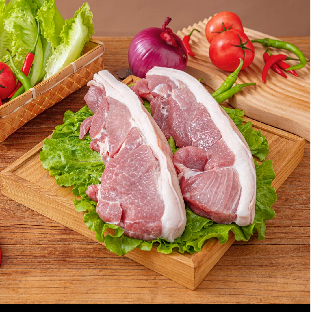 【肉得娃后腿肉】土黑猪现切现卖熟食喂养