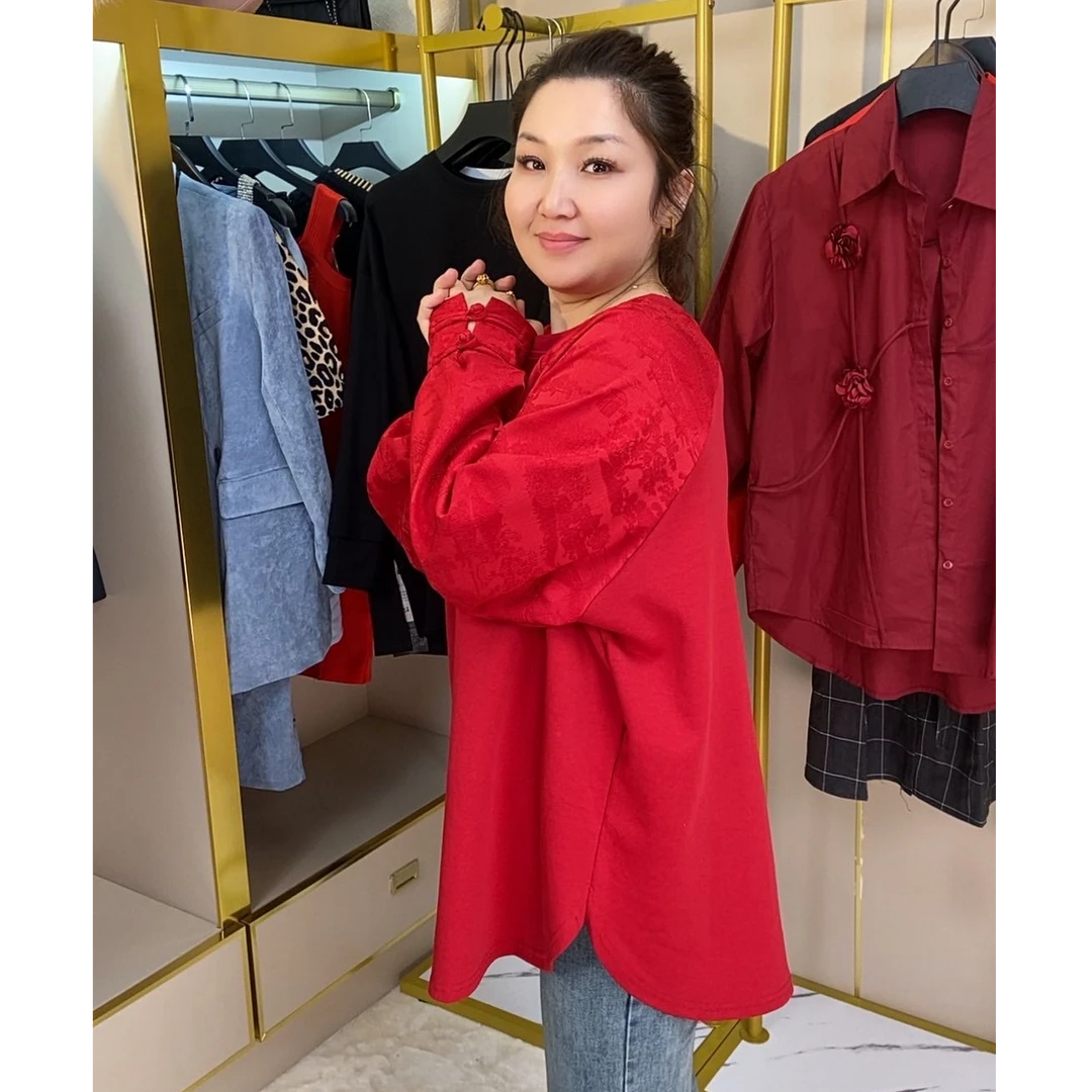 新款国风长袖宽松版卫衣