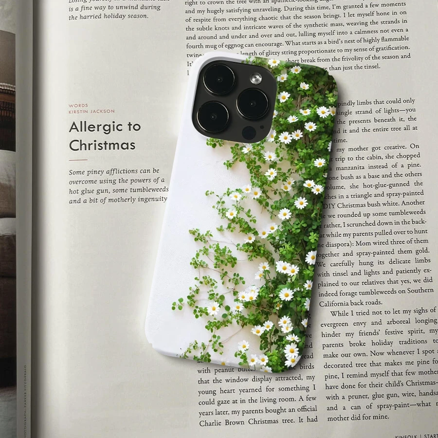 欧克里里小雏菊适用苹果17/16promax菲林手机壳15/14硬壳13/12/11