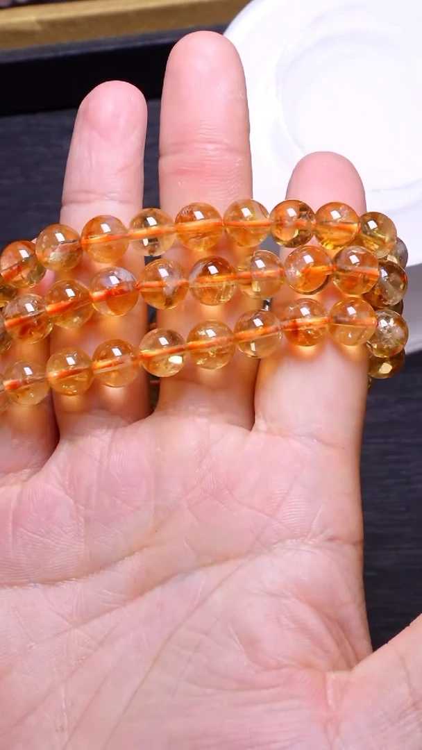 【闪购商品】水晶单圈未镶嵌Q031黄塔晶单圈8mm