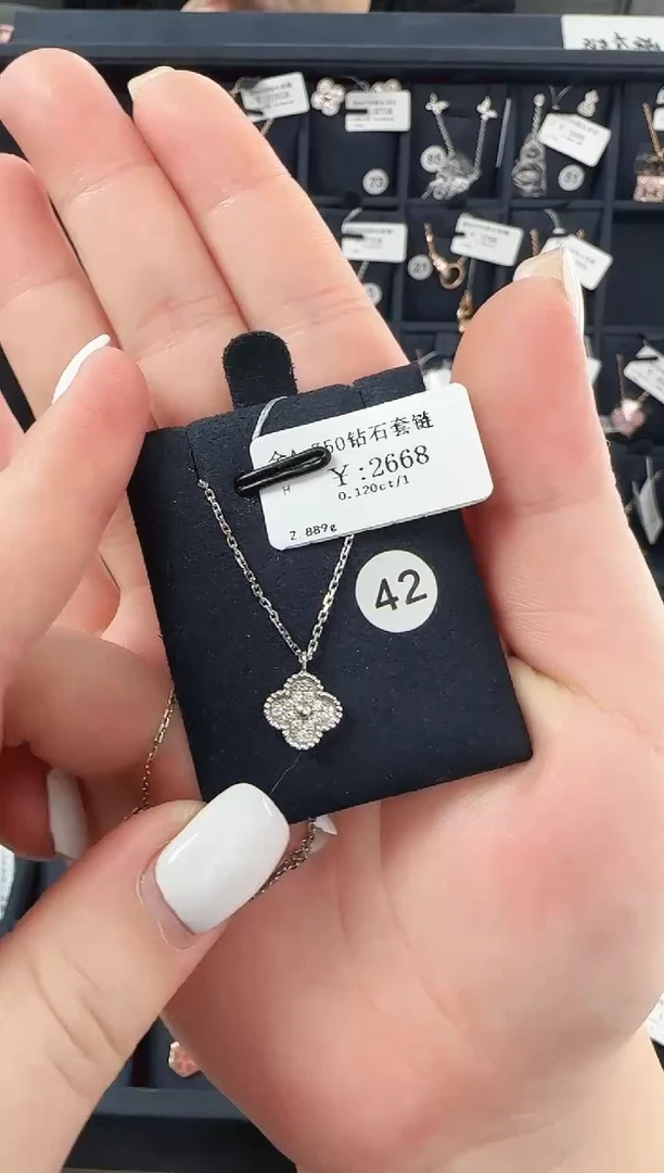 【闪购商品】钻石项链18K金镶嵌B2599908900333