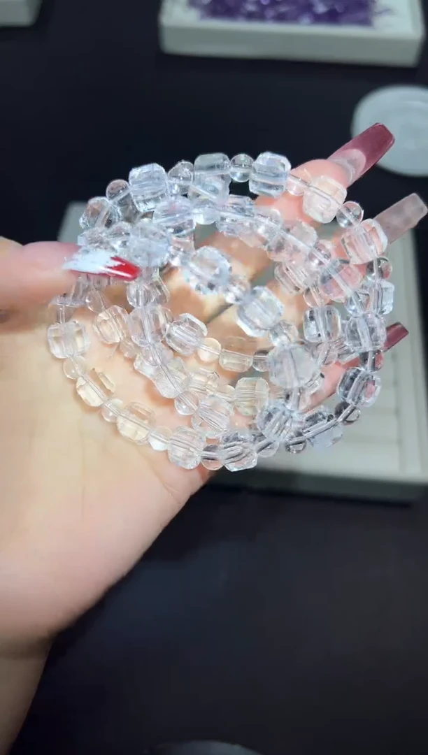 【闪购商品】水晶手串未镶嵌72G多样性发其一/1条默认微瑕