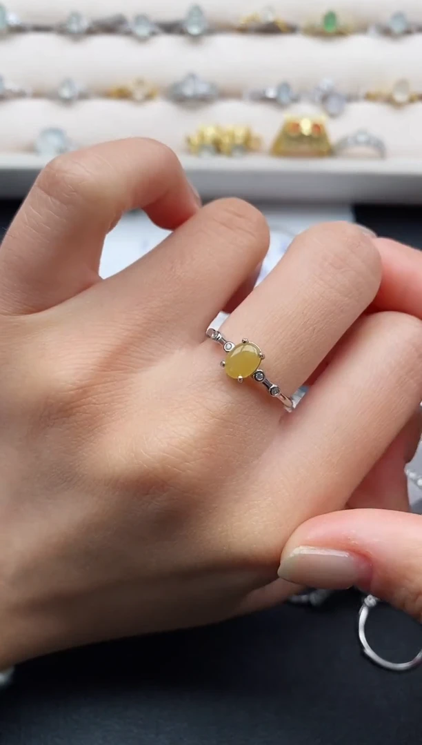 银S925镶嵌戒指翡翠111111111+1