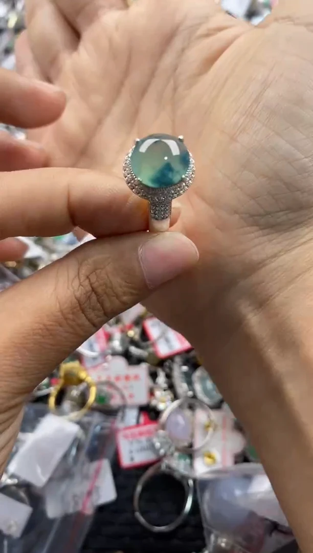 未镶嵌戒指翡翠444               6
