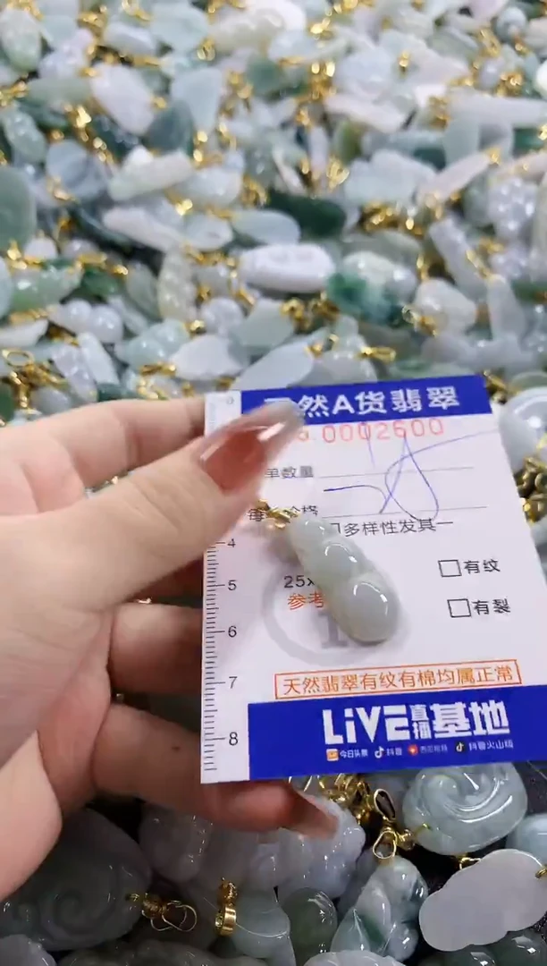 颈饰未镶嵌翡翠天然A货翡翠