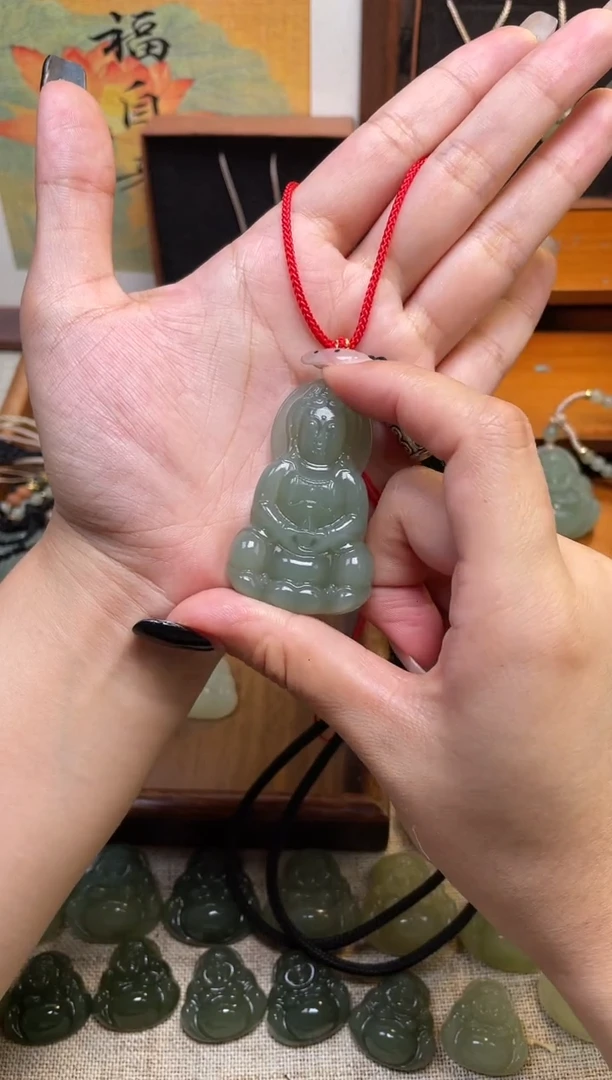 和田玉未镶嵌颈饰11