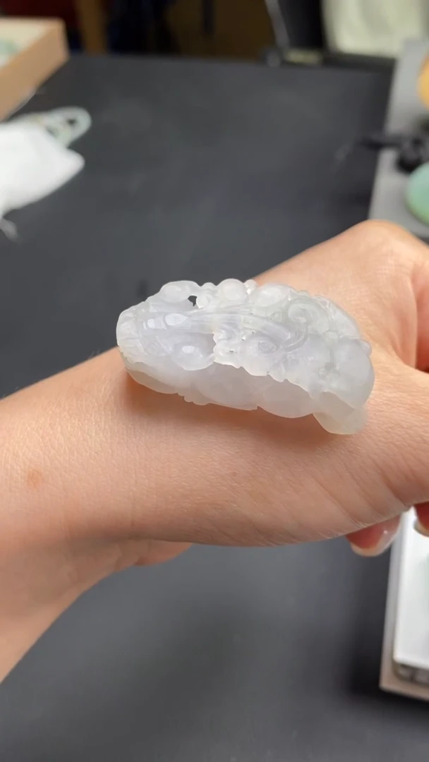 定制翡翠未镶嵌霸王貔貅