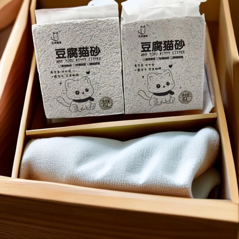 艾米猫舍可食用级纯豆腐猫砂