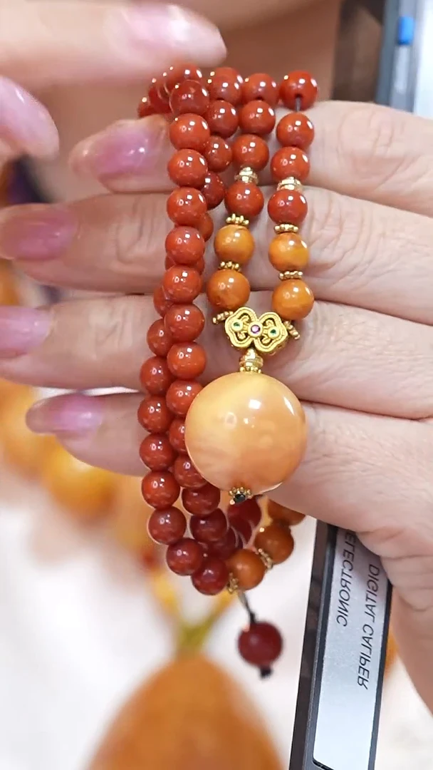 蜜蜡颈饰未镶嵌7855天然蜜蜡珠宝奇石云端妖孽全部保真