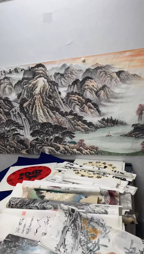 国画11.26国画手绘作品无边框