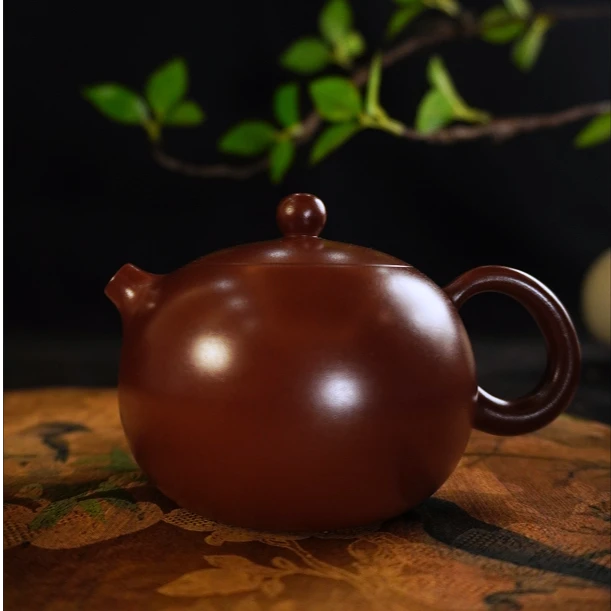 手工茶壶坭兴陶 纯手工 光素器 西施壶 家用全手工大容量170cc