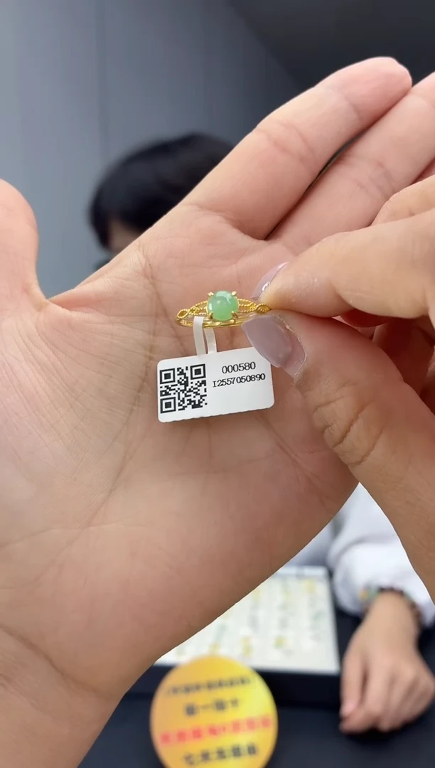 银S925镶嵌戒指翡翠111111111111