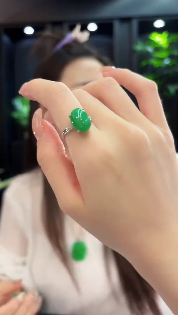 未镶嵌戒指翡翠 缅料A货/支持复检/一件