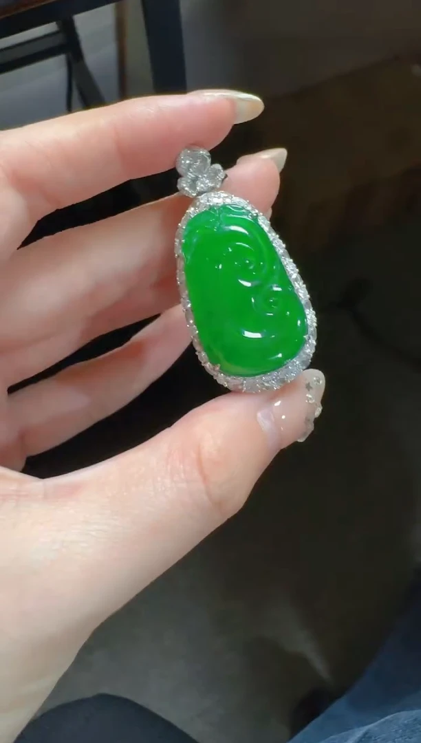 吊坠(不含链)未镶嵌翡翠如意吊坠