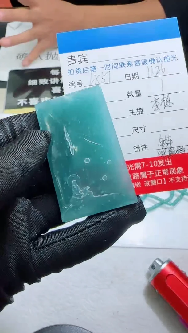 未镶嵌定制翡翠LX57翡翠吊坠赠珠链-多样性发其一