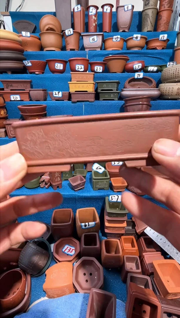 【闪购商品】紫砂紫砂花盆10.5*6*3