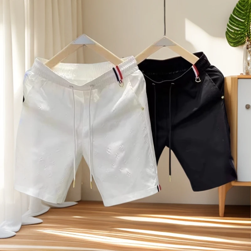 考蒂玻帕  欧洲站男士短裤2025夏季轻奢时尚百搭沙滩裤休闲五分裤