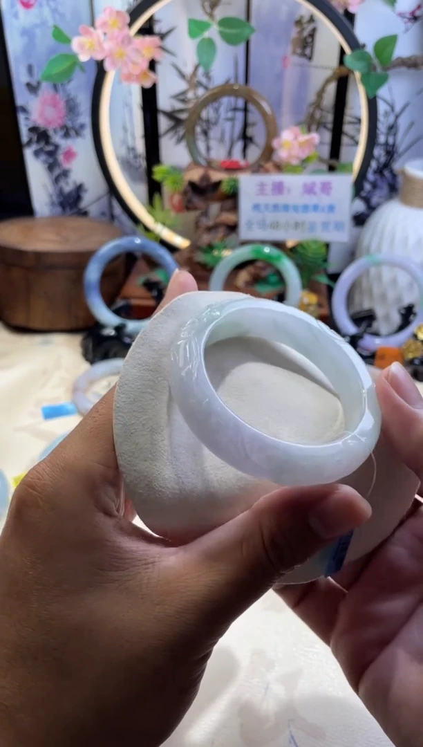 未镶嵌手镯翡翠正圈54
