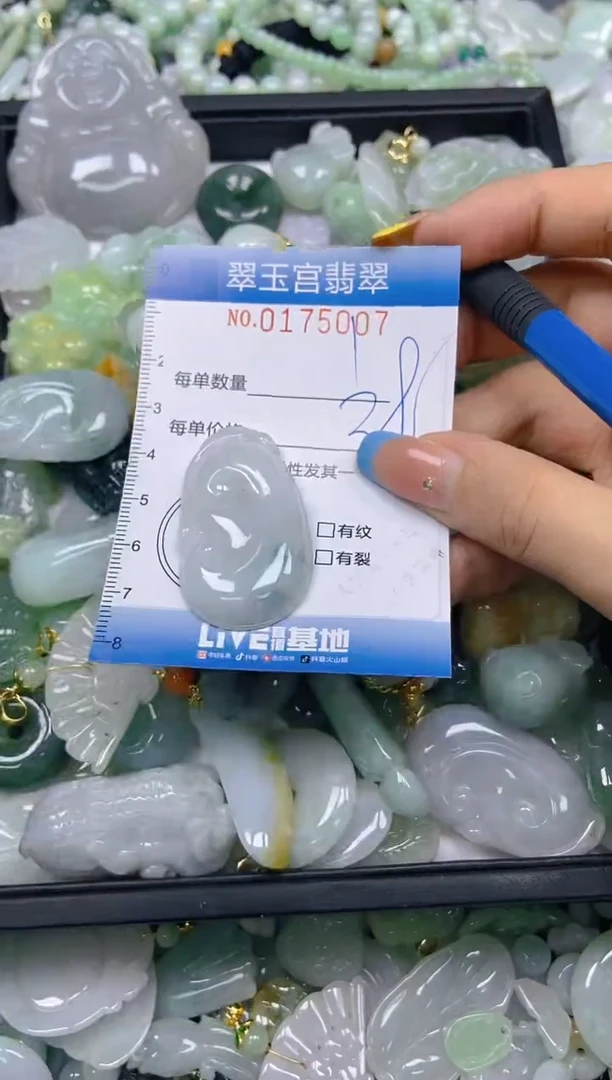 翡翠未镶嵌颈饰闪购0175007