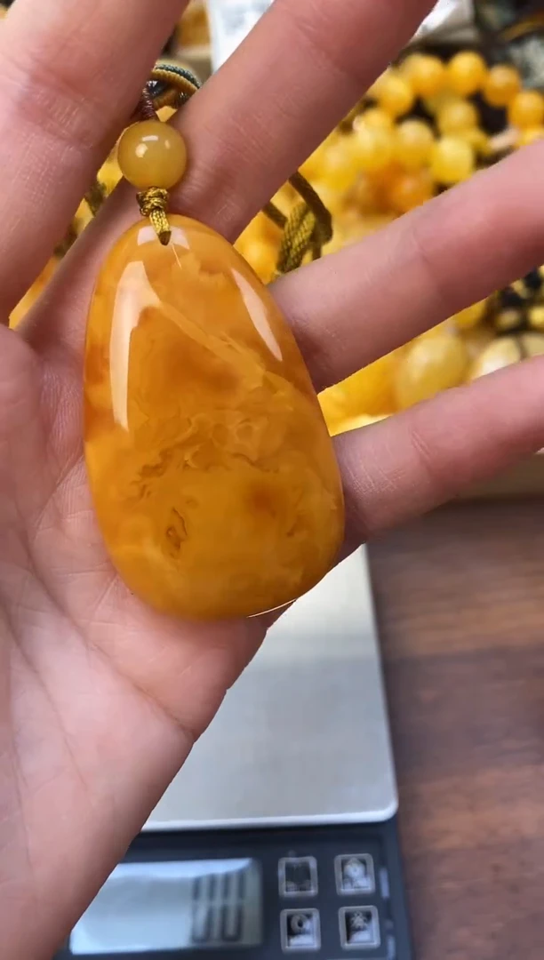 裸石琥珀未镶嵌天然琥珀蜜蜡