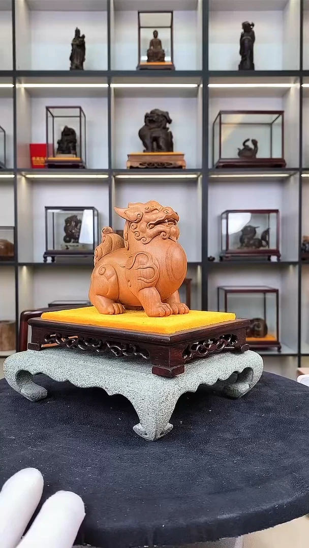【闪购商品】檀香木把件貔貅  貔貅