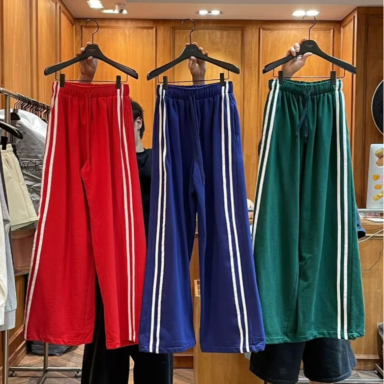 韩国东大门正品代购，竖条纹卫裤（bu tui bu huan）