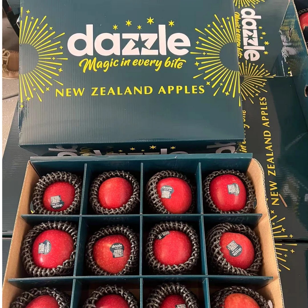 [京东快递]新西兰丹烁苹果 12只/3.5斤左右 礼盒