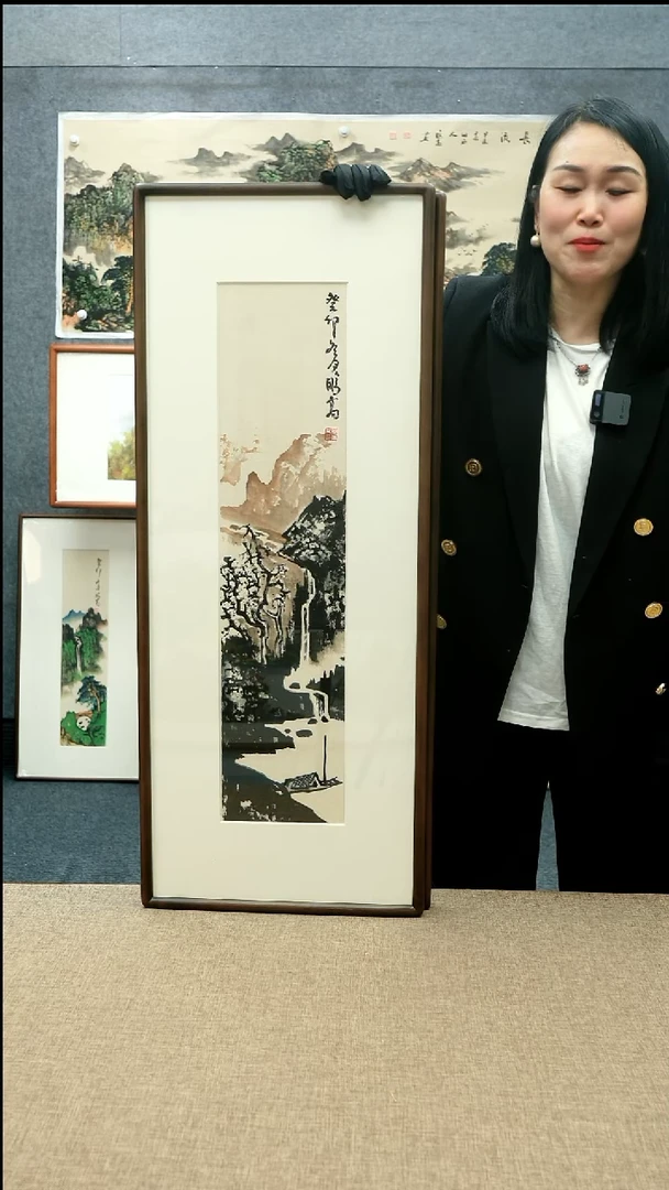 【闪购商品】国画37*92唐鹏高老师山水