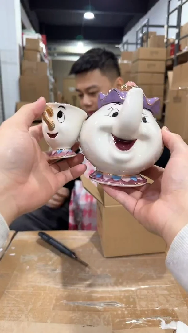 瓷片茶壶太太一壶一杯