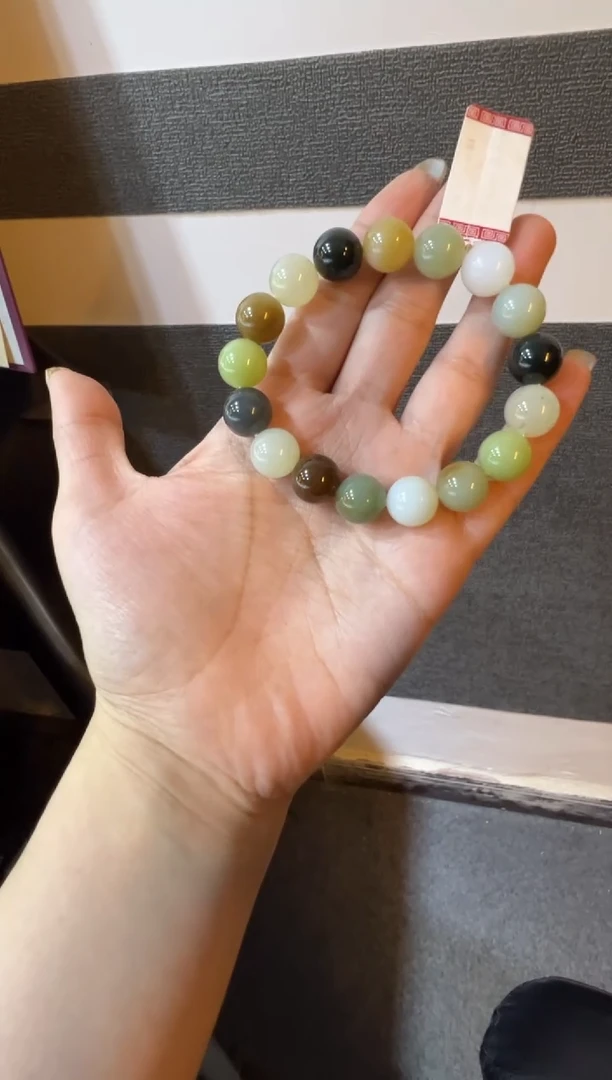 未镶嵌手串和田玉多宝手串（产地直发）